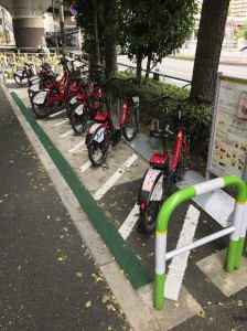 自転車シェアリングを試してみました